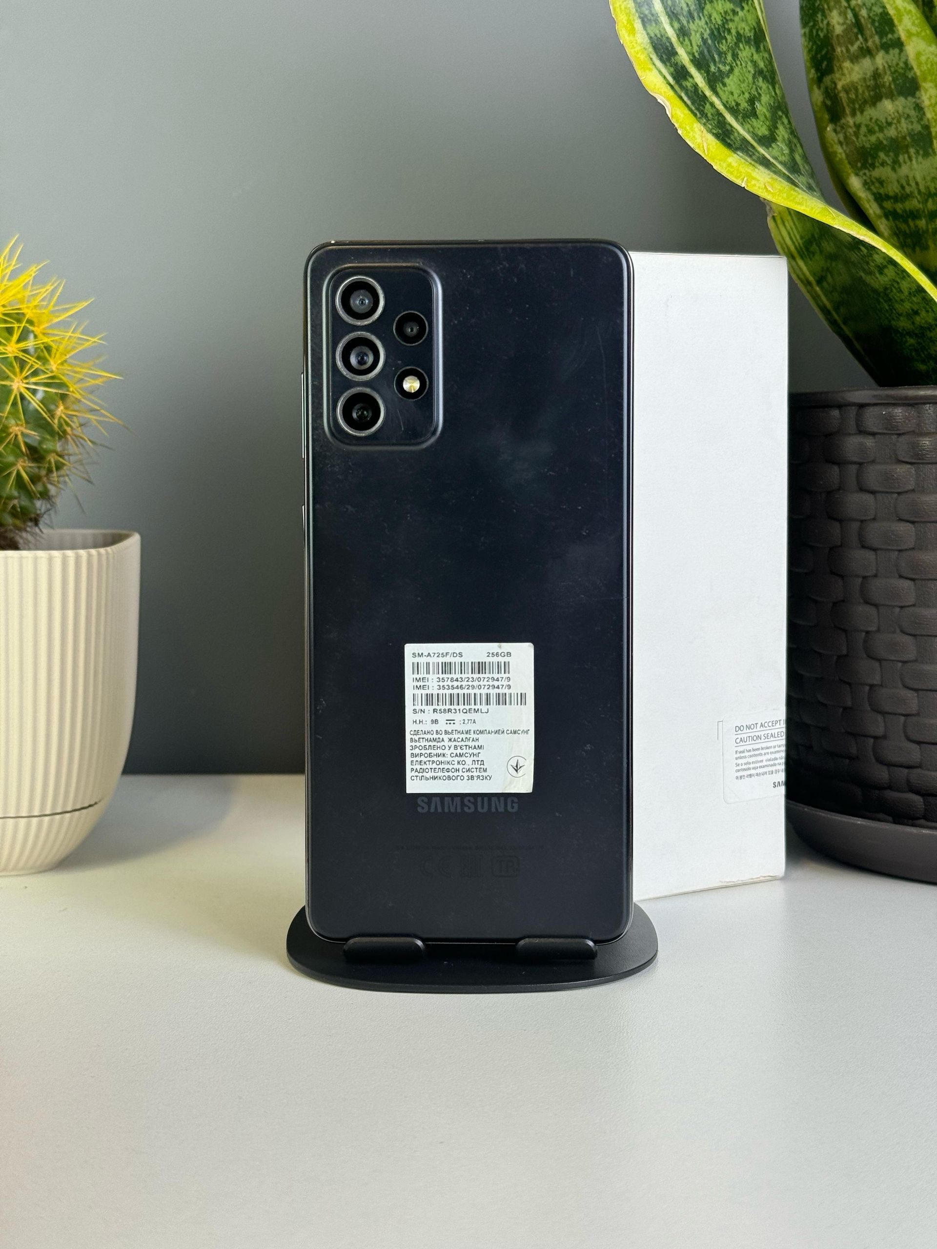 Купить б/у Samsung Galaxy A72 256GB чёрный арт. 78074 - магазин Ало-Ало